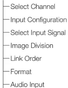 CANON DPV1711 - Index du menu OSD - 3