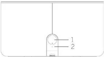 LOEWE Klang sub1 - Descripción de las partes del altovoz de graves - 1