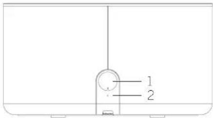LOEWE Klang sub1 - Descrição das peças do subwoofer - 1