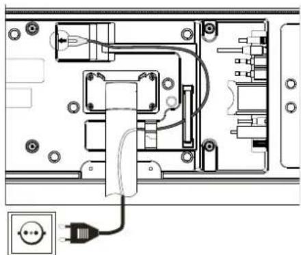 LOEWE Bild c - Aansluiten op de netvoeding - 1