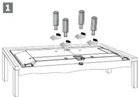 LOEWE Bild c - Instructions on using third-party mounting options according to the VESA standard - 1