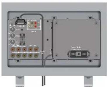 LOEWE Subwoofer 800 - Kabeldragning - 1