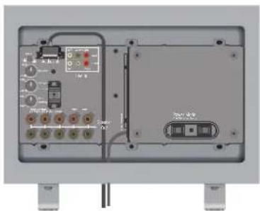 LOEWE Subwoofer 800 - Laying the cables - 1