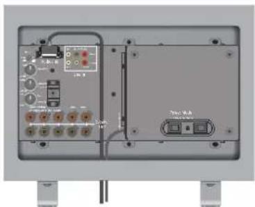 LOEWE Subwoofer 800 - Fording af kabler - 1