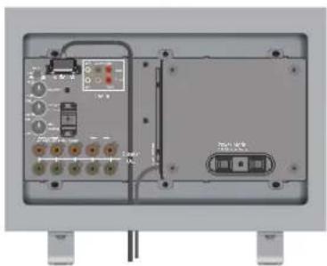LOEWE Subwoofer 800 - Posa dei cavi - 1