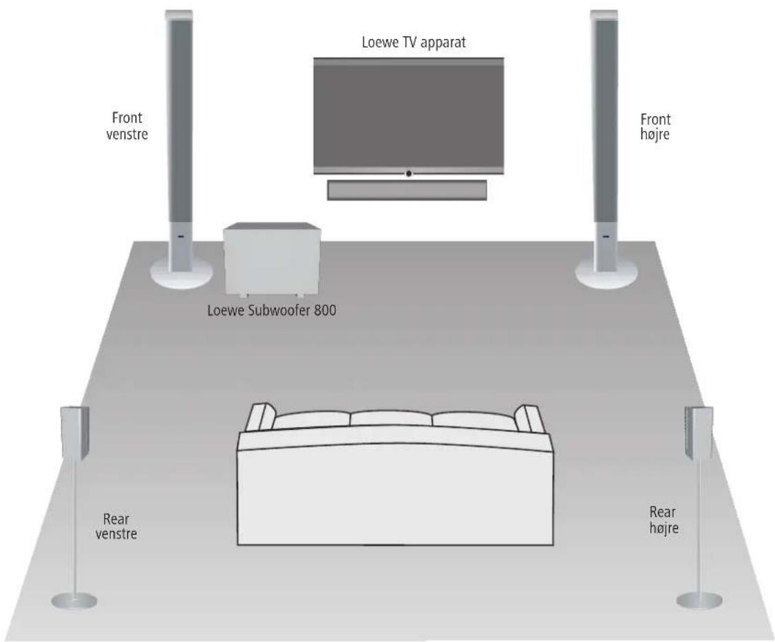 LOEWE Subwoofer 800 - Opstilling - 1