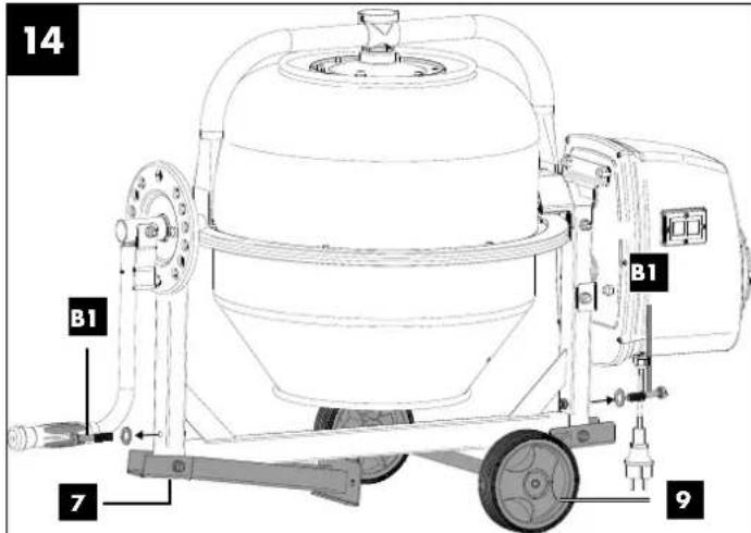 PARKSIDE IAN 401421 - BÉTONNIÈRE - 16