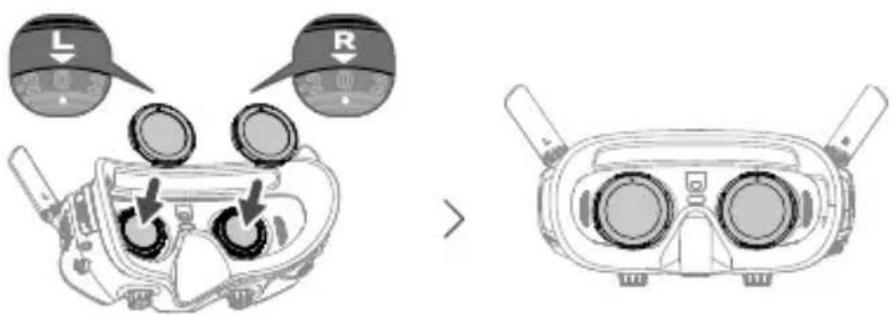 DJI Goggles 2 - การใช้กรอบแว่นตา - 5