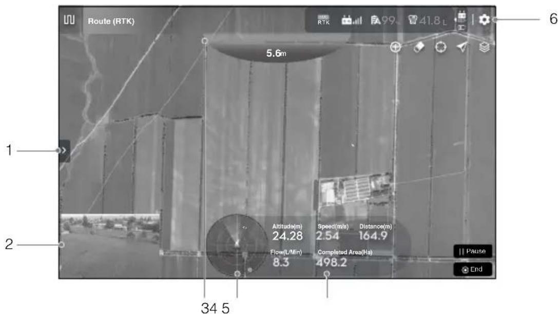 DJI Agras T40 - Προβολή λειτουργίας - 1