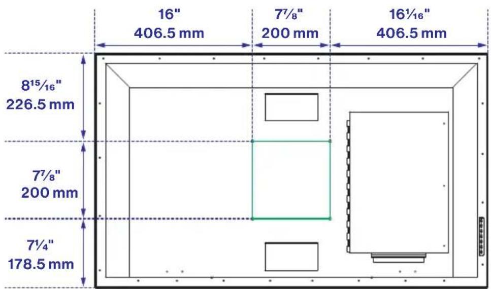 16" 406.5 mm 7½" 200 mm 16½" 406.5 mm 8½/₁₆" 226.5 mm 7½" 200 mm 7½" 178.5 mm