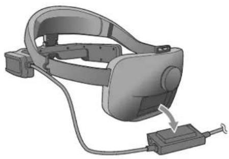 EPSON Moverio BT45CS - Fixation au casque et port - 3
