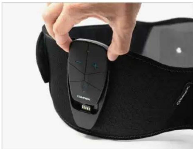 COMPEX Corebelt 1.0 - DE ELEKTRODEN EN STIMULATOR OP DE RIEM POSITIONEREN - 5
