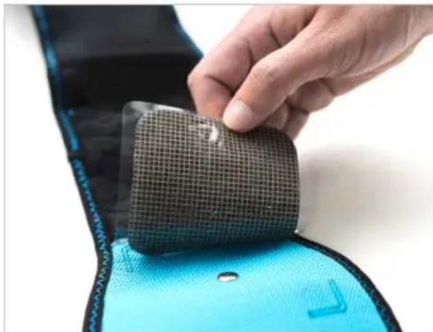 COMPEX Corebelt 1.0 - PLACERING AV ELEKTRDERNA OCH STIMULATORN PÅ BÄLTET - 2