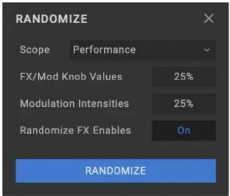KORG Modwave native - Randomize - 1