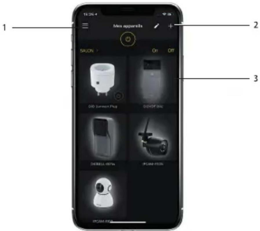 DIO DIOVDPB02 - Interface de l'appli dio one - 1