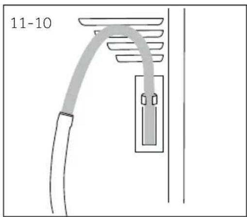 HAIER HD90A3939R - Collegamento del tubo di scarico - 2