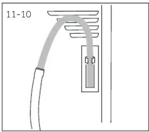 HAIER HD90A3939R - Ligar a mangueira de escoamento - 2