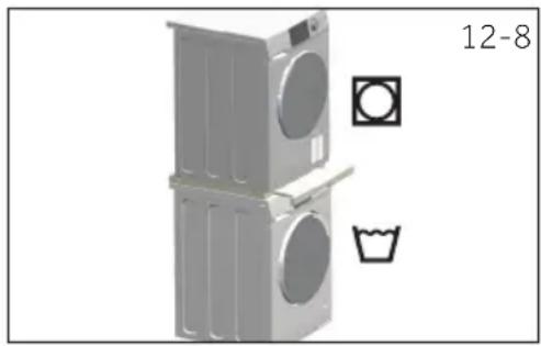 HAIER HD90A3939R - Wash-dryer stack - 1