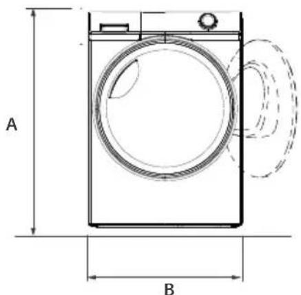 HAIER HD90A3939R - De waterafvoerslang aansluiten - 3