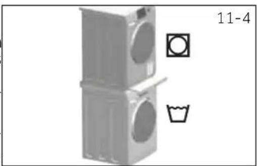 HAIER HD90A3939R - Colocación en vertical de lavadora-secadora - 1