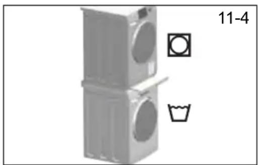 HAIER HD90A3939R - Στοίβαξη στεγνωτηρίου πάνω σε πλυντήριο - 1