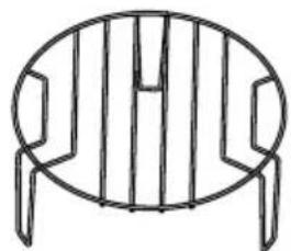 HOOVER HMG20C5SB80 - Bezeichnung von Ofenteilen und Zubehör - 2