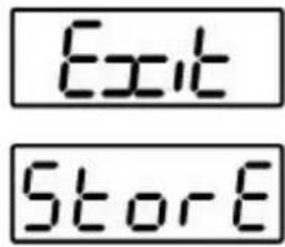 Kern PCB 3503 - Mémoriser / quitter et quitter le menu - 2