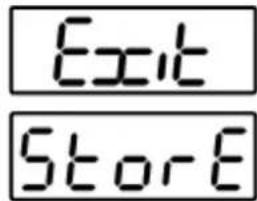 Kern 44049N - Save/reject and exit the menu - 2