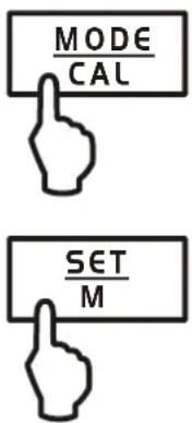 MODE CAL SET M