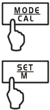 MODE CAL SET M