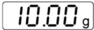 Kern PCD 10K0.1 - Tarieren - 2