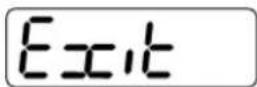 Kern PCD 10K0.1 - Save/reject and exit the menu - 2