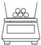 Kern EW 62002NM - Symbole affiché: PCS - 10