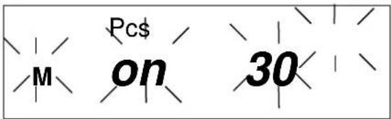 Kern EW 62002NM - Symbole affiché: PCS - 9