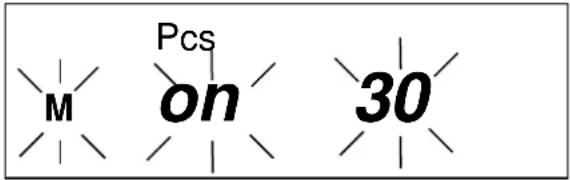 Kern EW 62002NM - Anzeigesymbol: PCS - 5