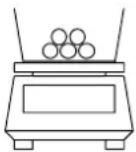 Kern EW 120001NM - Anzeigesymbol: PCS - 8