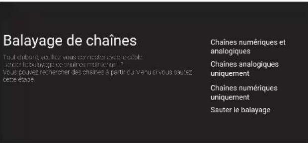 GRUNDIG 55GGU7900B - Recherche de chaînes de câbles - 1