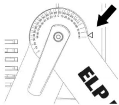 MARTIN ELP PAR IP - Graduations d'angle du support de montage - 1