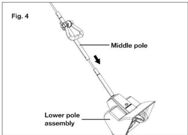 Snow Joe 24VSS11CT - Connecting the Poles - 1