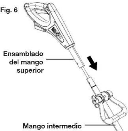 Snow Joe 24VSS11CT - Conexión de los mangos - 3