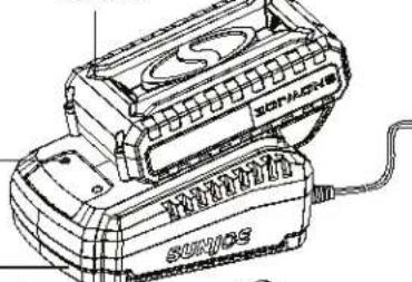 Snow Joe 24VSS11CT - Carga de la bateria - 3
