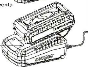 Snow Joe 24VSS11CT - Carga de la bateria - 6