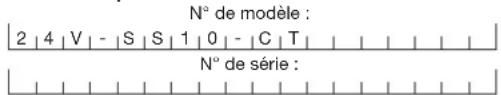 Snow Joe 24VSS10CT - Numéros de modèle et de série - 1