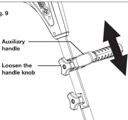 Snow Joe 24VSS10CT - Handle Adjustment - 2
