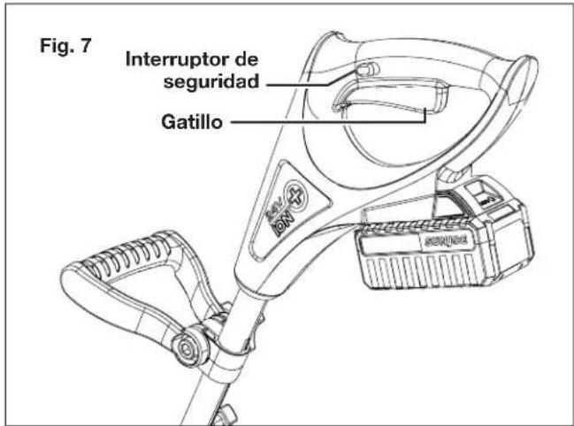 Snow Joe 24VSS10CT - Encendido de la máquina - 2