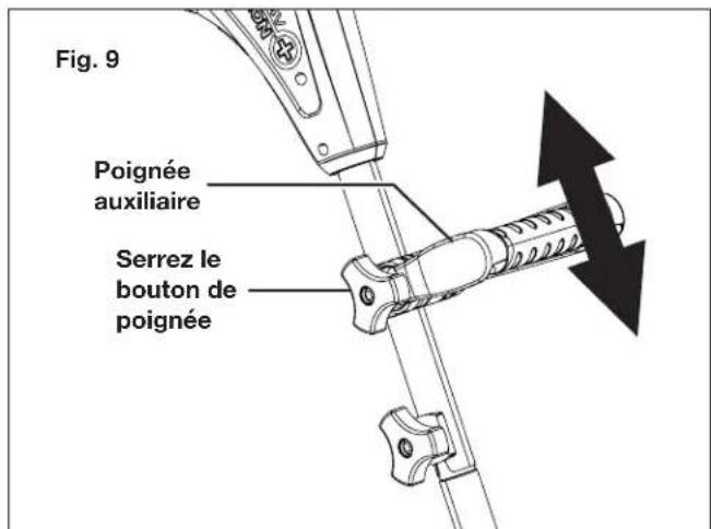 Snow Joe 24VSS10CT - Réglage de la poignée - 2