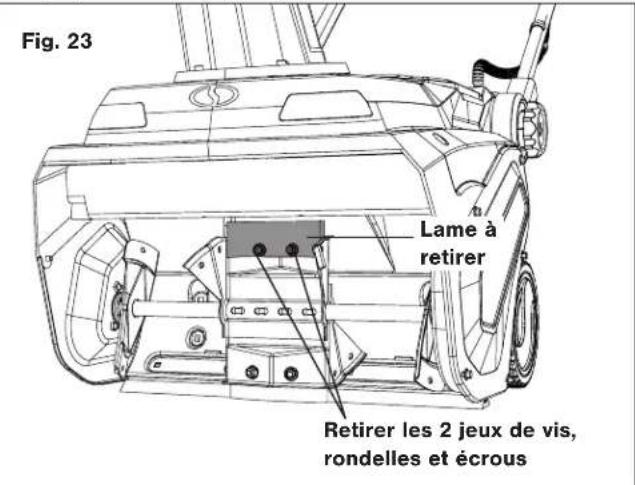 Snow Joe 24VX4SB21CT - Remplacement des lames de tarière - 4