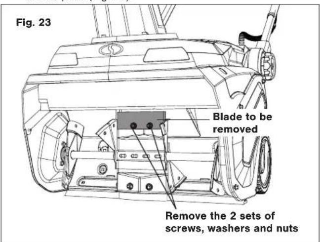 Snow Joe 24VX4SB21CT - Replacing Auger Blades - 4