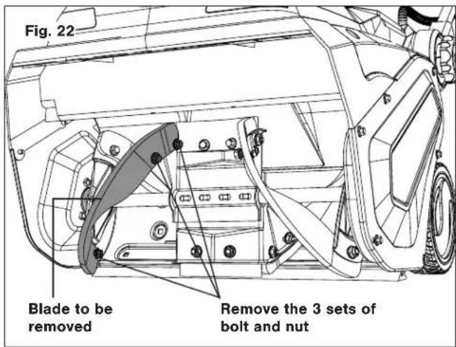 Snow Joe 24VX4SB21CT - Replacing Auger Blades - 3