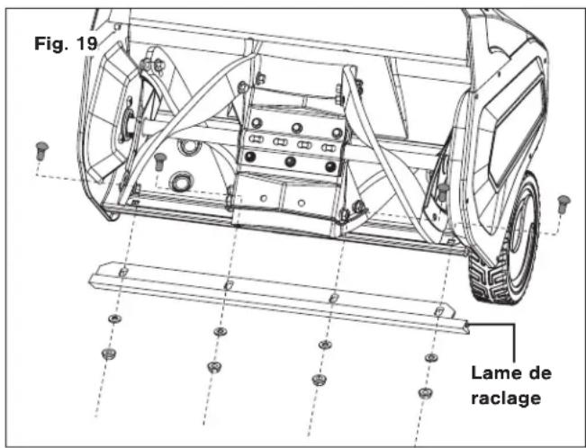 Snow Joe 24VX4SB21CT - Remplacement de la lame de raclage - 1